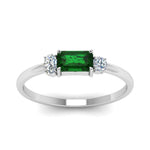 Load image into Gallery viewer, alternate-emerald-3-stone-engagement-ring-in-white-gold-FD9006EMGEMGR-NL-WG.jpg
