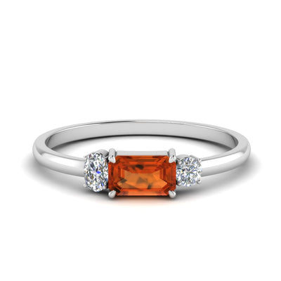 Alternate Gemstone 3 Stone Ring