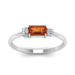 Load image into Gallery viewer, alternate-orange-sapphire-3-stone-engagement-ring-in-white-gold-FD9006EMGSAOR-NL-WG.jpg
