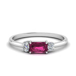 Load image into Gallery viewer, alternate-pink-sapphire-3-stone-engagement-ring-in-white-gold-FD9006EMGSADRPI-NL-WG.jpg
