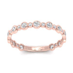 Load image into Gallery viewer, alternating-bezel-set-round-diamond-wedding-band-in-rose-gold-FD65654B-NL-RG.jpg

