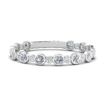 Load image into Gallery viewer, alternating-bezel-set-round-diamond-wedding-band-in-white-gold-FD65654B-NL-WG.jpg
