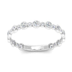 Load image into Gallery viewer, alternating-bezel-set-round-diamond-wedding-band-in-white-gold-FD65654B-NL-WG.jpg
