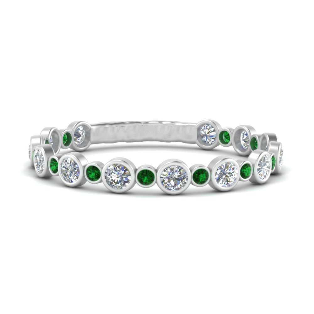 alternating-bezel-set-round-diamond-wedding-band-with-emerald-in-white-gold-FD65654BGEMGR-NL-WG.jpg