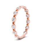 Load image into Gallery viewer, alternating-bezel-set-round-diamond-wedding-band-with-orange-sapphire-in-rose-gold-FD65654BGSAOR-NL-RG.jpg
