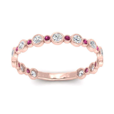 alternating-bezel-set-round-diamond-wedding-band-with-pink-sapphire-in-rose-gold-FD65654BGSADRPI-NL-RG.jpg