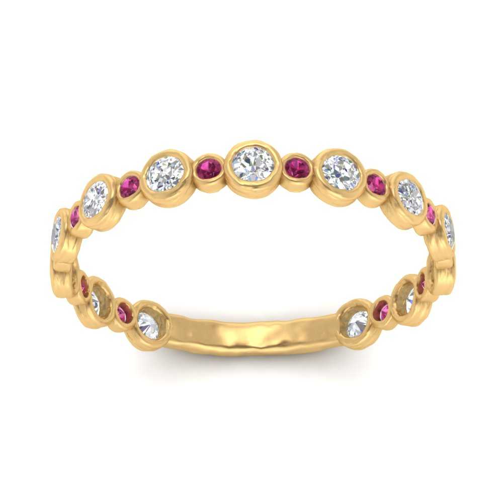 alternating-bezel-set-round-diamond-wedding-band-with-pink-sapphire-in-yellow-gold-FD65654BGSADRPI-NL-YG.jpg