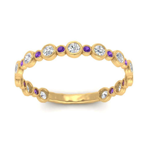 alternating-bezel-set-round-diamond-wedding-band-with-purple-topaz-in-yellow-gold-FD65654BGVITO-NL-YG.jpg