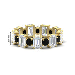 Load image into Gallery viewer, Alternating Diamond Eternity Wedding Band 4 Carat
