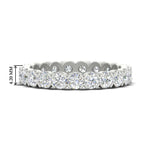 Load image into Gallery viewer, Altimate Round Diamond 2 Carat Full Eternity Wedding Ring
