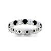 Load image into Gallery viewer, altimate-round-diamond-and-black-diamond-2-carat-full-eternity-wedding-ring-in-white-gold-FD8072ROBGBLACKANGLE5-2.10CT-NL-WG?v=1751956622