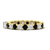 Load image into Gallery viewer, altimate-round-diamond-and-black-diamond-2-carat-full-eternity-wedding-ring-in-yellow-gold-FD8072ROBGBLACK-2.10CT-NL-YG-HW?v=1751956624