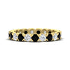 Load image into Gallery viewer, altimate-round-diamond-and-black-diamond-2-carat-full-eternity-wedding-ring-in-yellow-gold-FD8072ROBGBLACK-2.10CT-NL-YG?v=1751956624