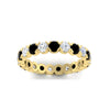 Load image into Gallery viewer, altimate-round-diamond-and-black-diamond-2-carat-full-eternity-wedding-ring-in-yellow-gold-FD8072ROBGBLACKANGLE5-2.10CT-NL-YG?v=1751956624