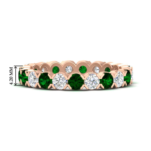altimate-round-diamond-and-emerald-2-carat-full-eternity-wedding-ring-in-rose-gold-FD8072ROBGEMGR-2.10CT-NL-RG-HW?v=1751956618