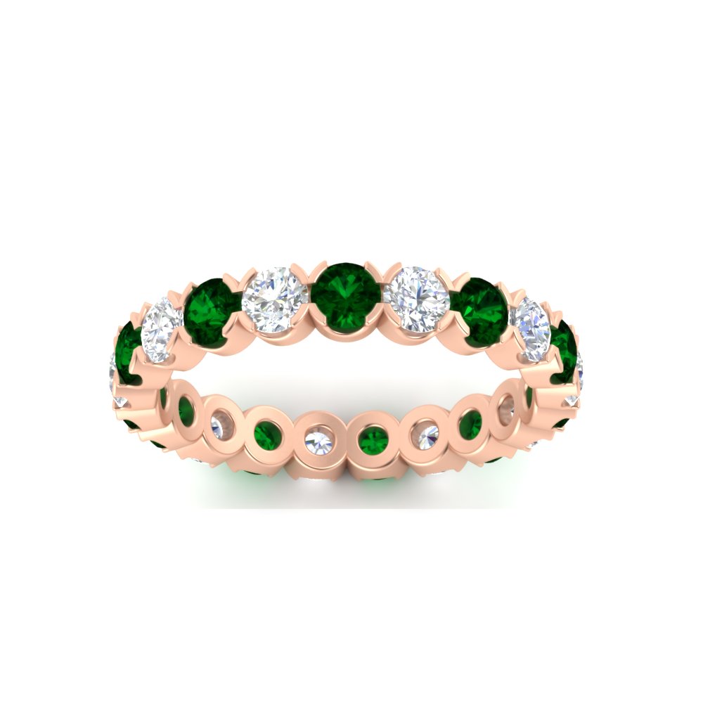 Altimate Round Diamond 2 Carat Full Eternity Wedding Ring