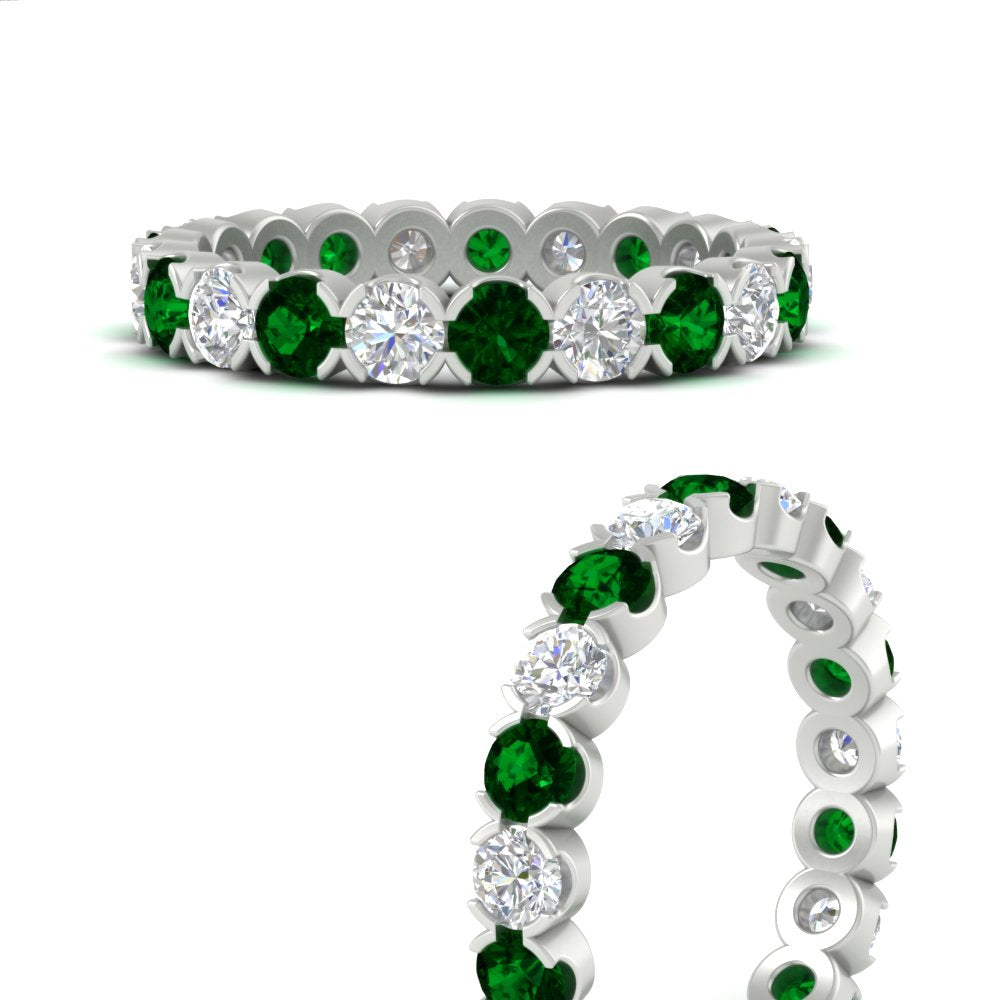 Altimate Round Diamond 2 Carat Full Eternity Wedding Ring