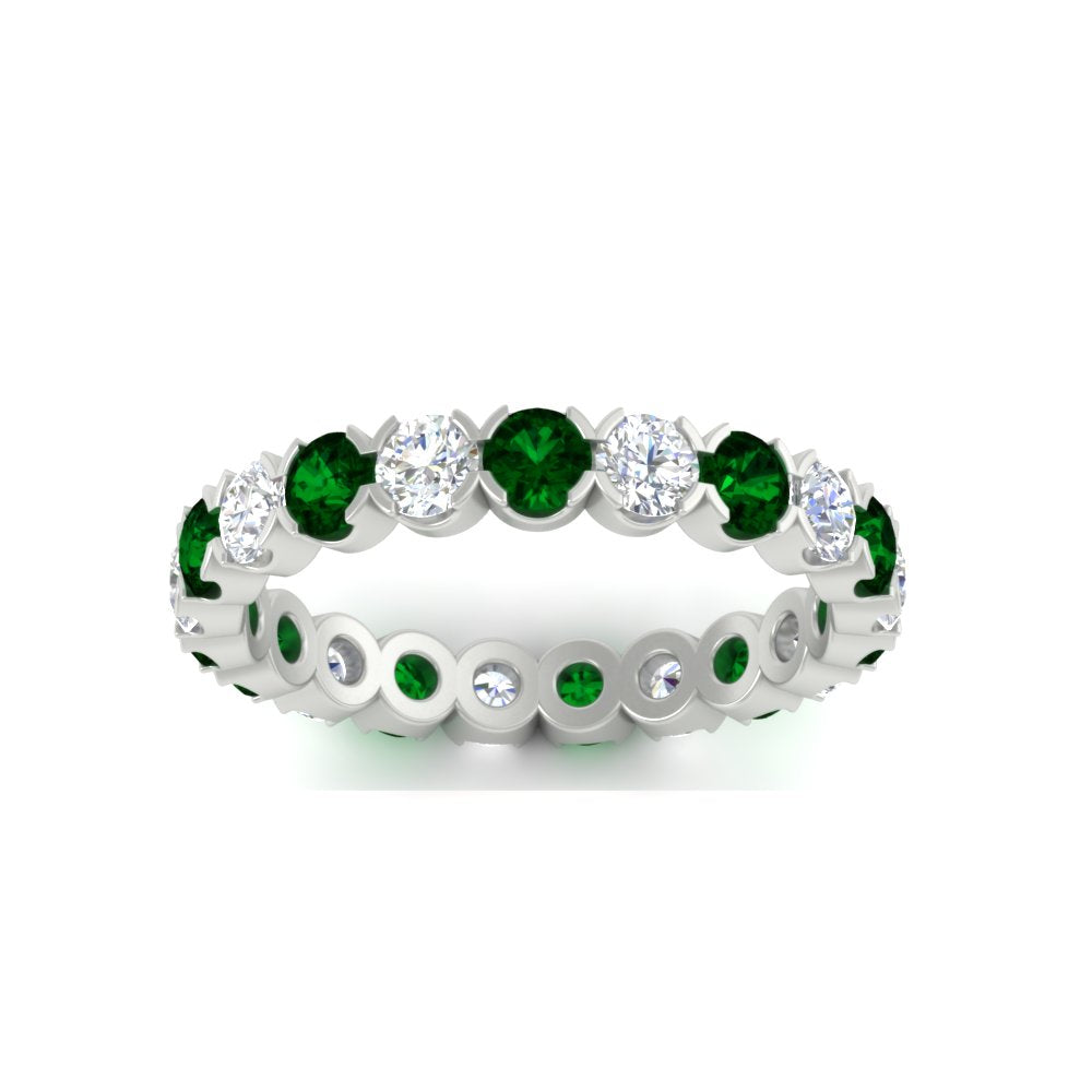 Altimate Round Diamond 2 Carat Full Eternity Wedding Ring