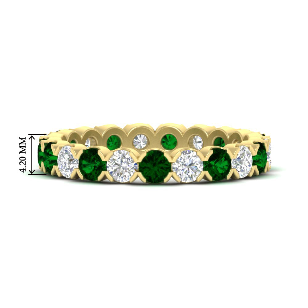 Altimate Round Diamond 2 Carat Full Eternity Wedding Ring