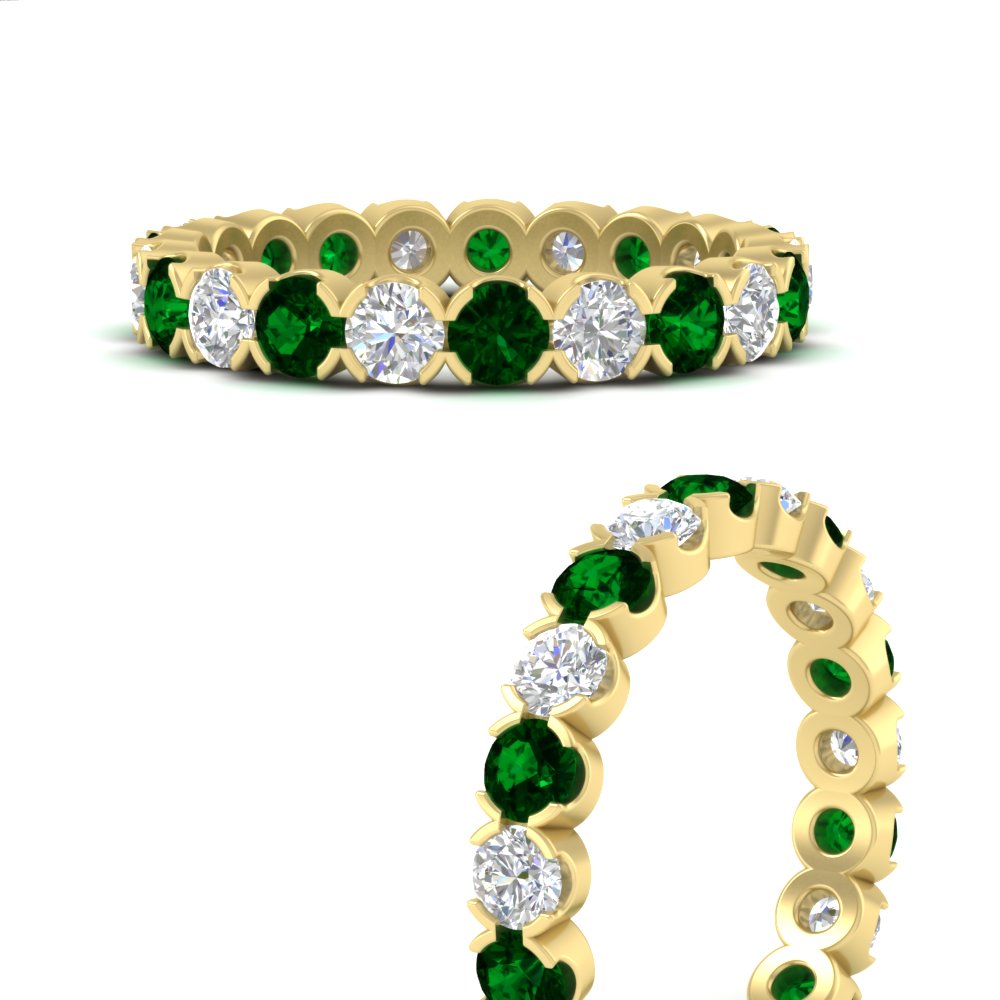 Altimate Round Diamond 2 Carat Full Eternity Wedding Ring