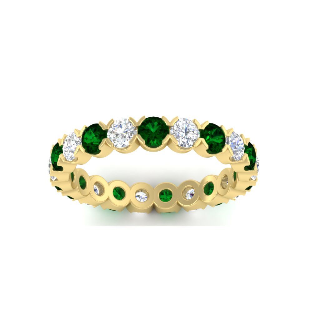 Altimate Round Diamond 2 Carat Full Eternity Wedding Ring