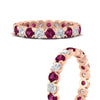 Load image into Gallery viewer, altimate-round-diamond-and-pink-sapphire-2-carat-full-eternity-wedding-ring-in-rose-gold-FD8072ROBGSADRPIANGLE3-2.10CT-NL-RG?v=1751956618