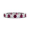 Load image into Gallery viewer, altimate-round-diamond-and-pink-sapphire-2-carat-full-eternity-wedding-ring-in-white-gold-FD8072ROBGSADRPI-2.10CT-NL-WG?v=1751956620