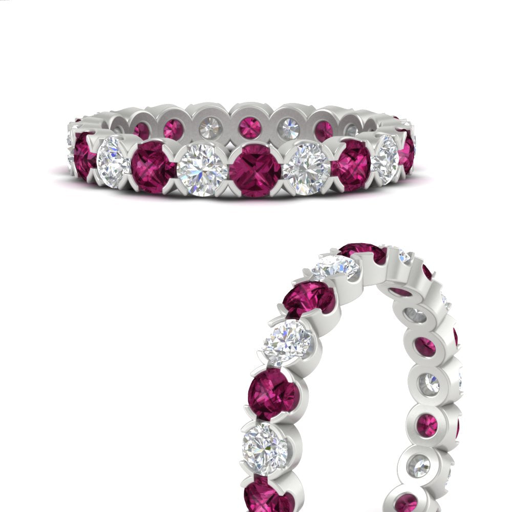 Altimate Round Diamond 2 Carat Full Eternity Wedding Ring