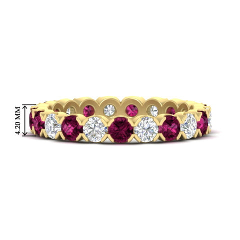 altimate-round-diamond-and-pink-sapphire-2-carat-full-eternity-wedding-ring-in-yellow-gold-FD8072ROBGSADRPI-2.10CT-NL-YG-HW?v=1751956623