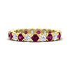 Load image into Gallery viewer, altimate-round-diamond-and-pink-sapphire-2-carat-full-eternity-wedding-ring-in-yellow-gold-FD8072ROBGSADRPI-2.10CT-NL-YG?v=1751956623