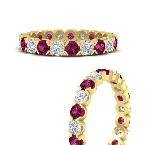 altimate-round-diamond-and-pink-sapphire-2-carat-full-eternity-wedding-ring-in-yellow-gold-FD8072ROBGSADRPIANGLE3-2.10CT-NL-YG?v=1751956623