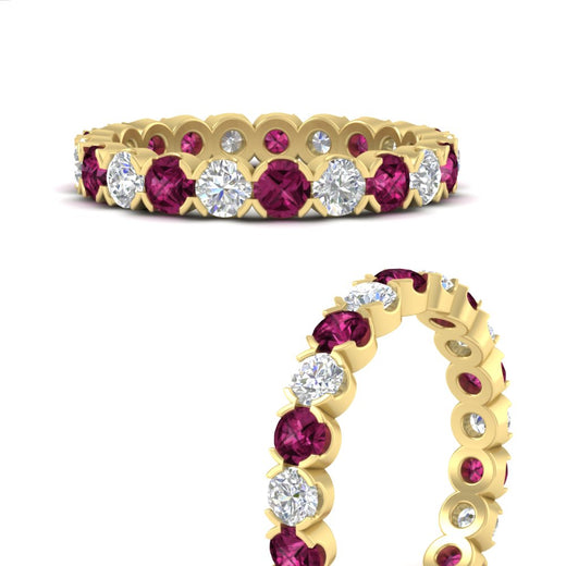 altimate-round-diamond-and-pink-sapphire-2-carat-full-eternity-wedding-ring-in-yellow-gold-FD8072ROBGSADRPIANGLE3-2.10CT-NL-YG?v=1751956623