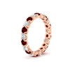Load image into Gallery viewer, altimate-round-diamond-and-ruby-2-carat-full-eternity-wedding-ring-in-rose-gold-FD8072ROBGRUDRANGLE2-2.10CT-NL-RG?v=1751956619