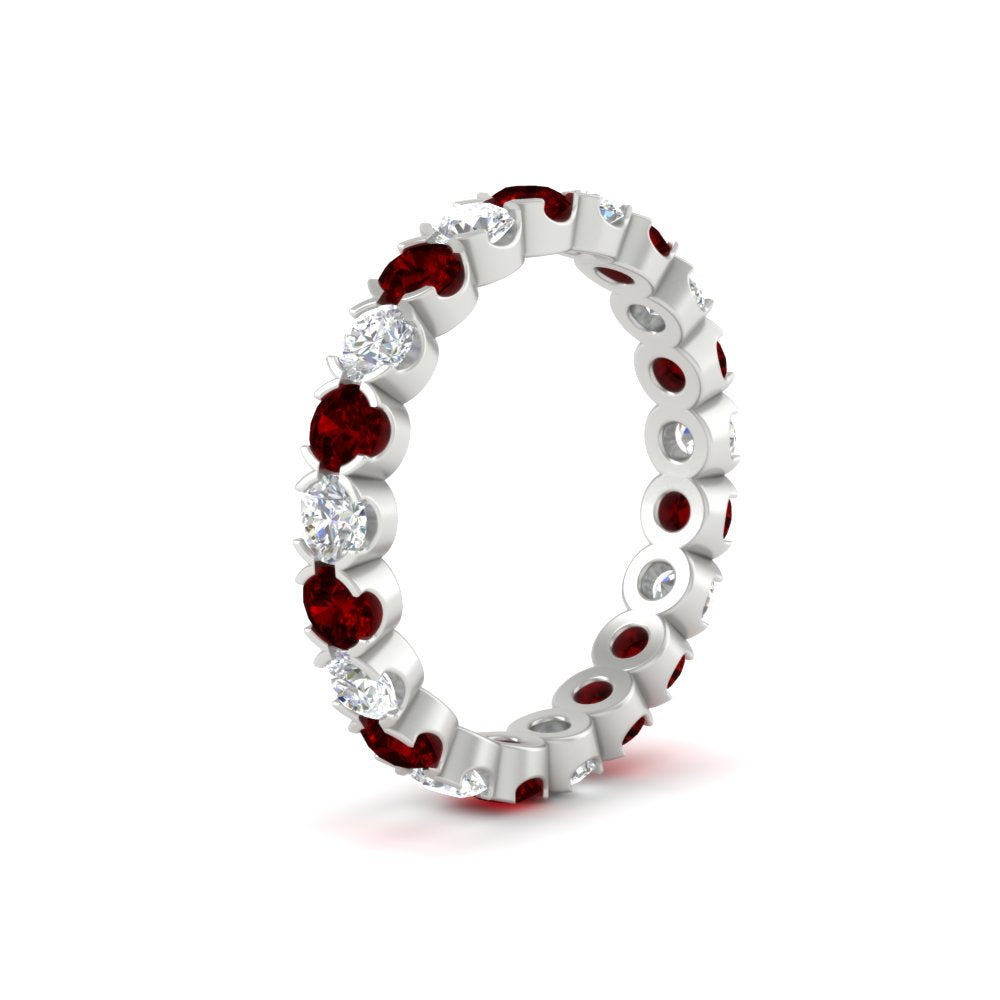 Altimate Round Diamond 2 Carat Full Eternity Wedding Ring