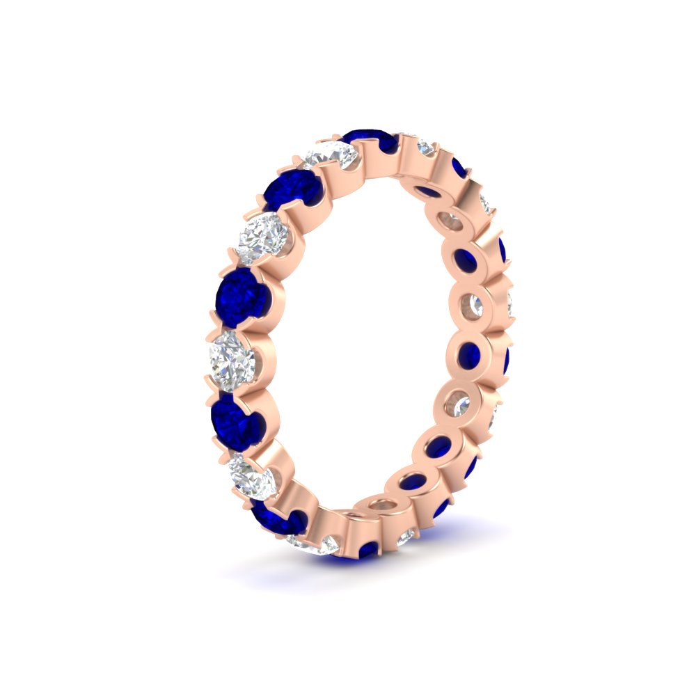 Altimate Round Diamond 2 Carat Full Eternity Wedding Ring