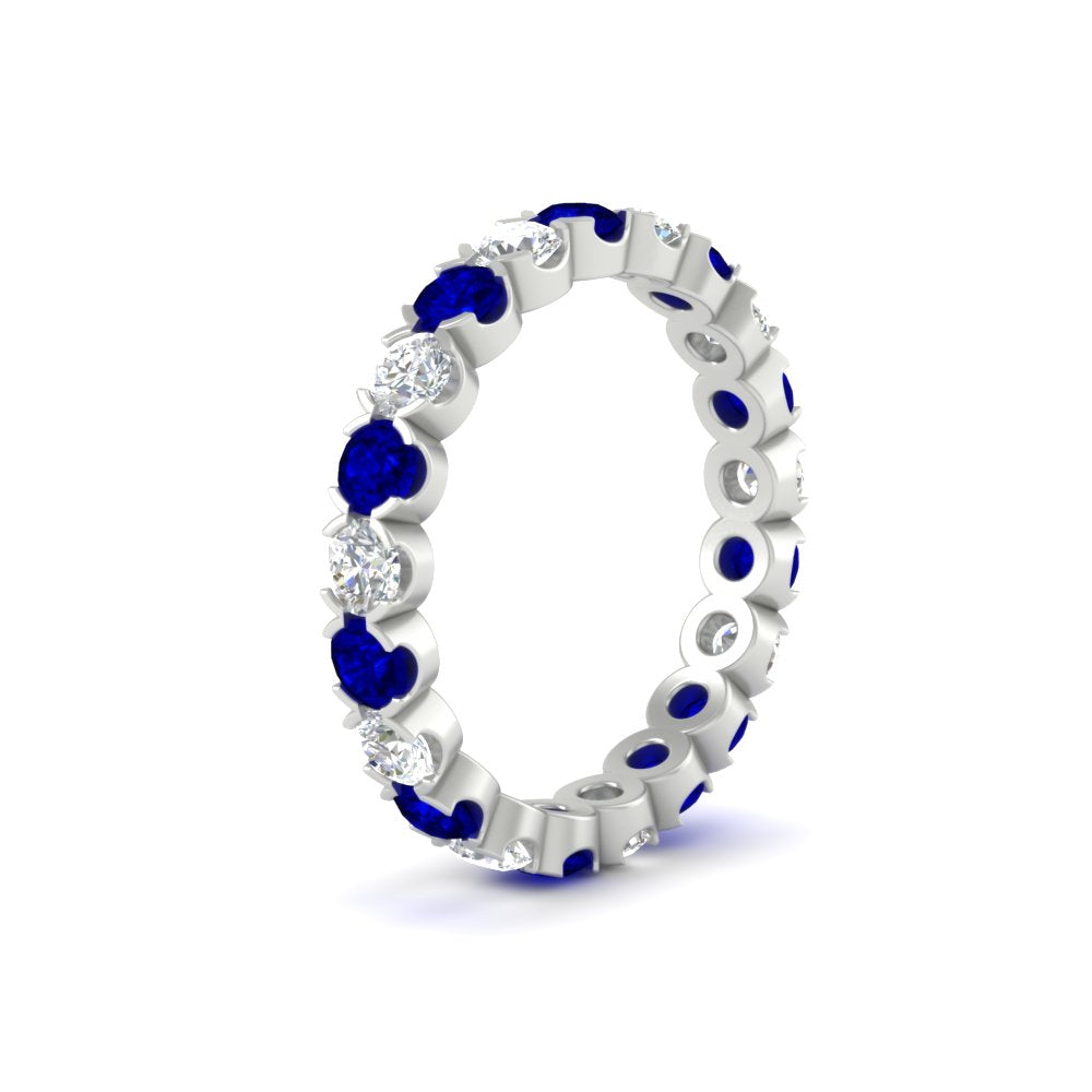 Altimate Round Diamond 2 Carat Full Eternity Wedding Ring