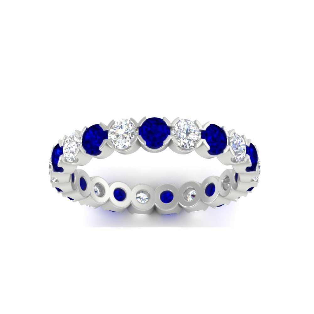 Altimate Round Diamond 2 Carat Full Eternity Wedding Ring