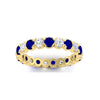 Load image into Gallery viewer, altimate-round-diamond-and-sapphire-2-carat-full-eternity-wedding-ring-in-yellow-gold-FD8072ROBGSABLANGLE5-2.10CT-NL-YG?v=1751956623