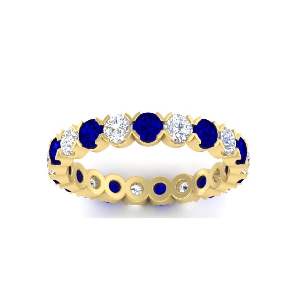 Altimate Round Diamond 2 Carat Full Eternity Wedding Ring