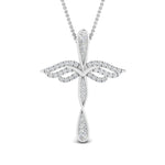 Load image into Gallery viewer, angle-cross-diamond-pendant-necklace-in-FDPD10880-NL-WG
