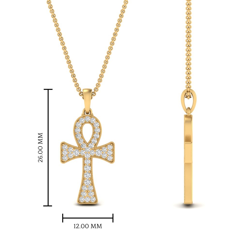 ankh-cross-diamond-pendant-0.25-carat-in-FDPD10999-NL-YG