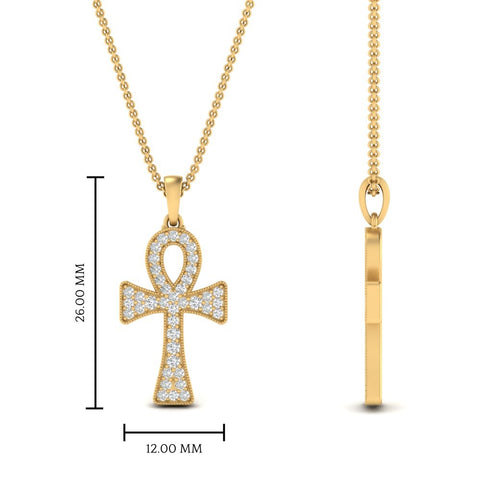 ankh-cross-diamond-pendant-0.25-carat-in-FDPD10999-NL-YG