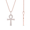 Load image into Gallery viewer, ankh-cross-diamond-pendant-0.50-carat-in-FDPD11002-NL-RG