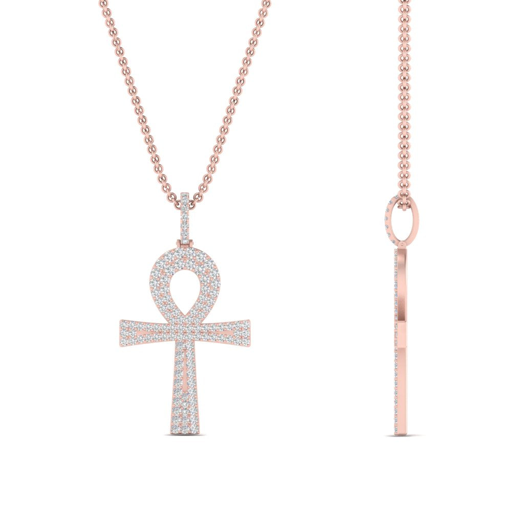 ankh-cross-diamond-pendant-0.50-carat-in-FDPD11002-NL-RG