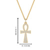 Load image into Gallery viewer, ankh-diamond-cross-pendant-in-FDPD11000-NL-YG