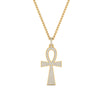 Load image into Gallery viewer, ankh-diamond-cross-pendant-in-FDPD11000-NL-YG