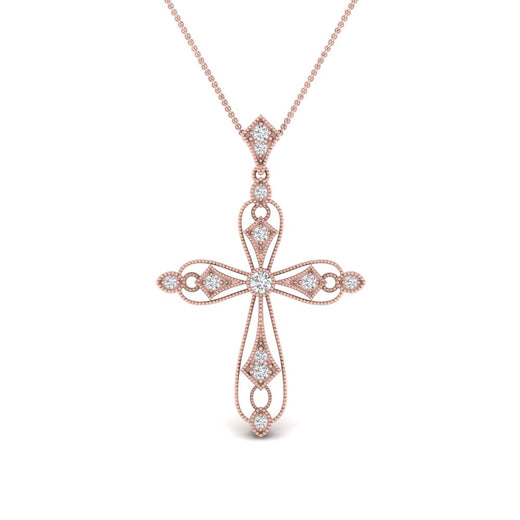 antique-delicate-cross-necklace-in-rose-gold-FDPD10877ANGLE1-NL-RG