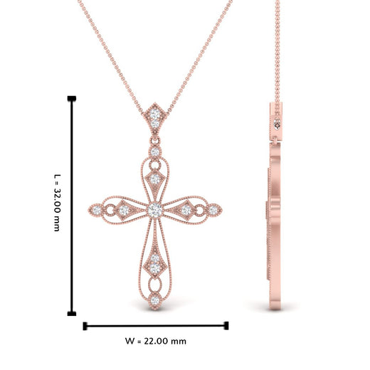 antique-delicate-cross-necklace-in-rose-gold-FDPD10877ANGLE2-NL-RG-HW