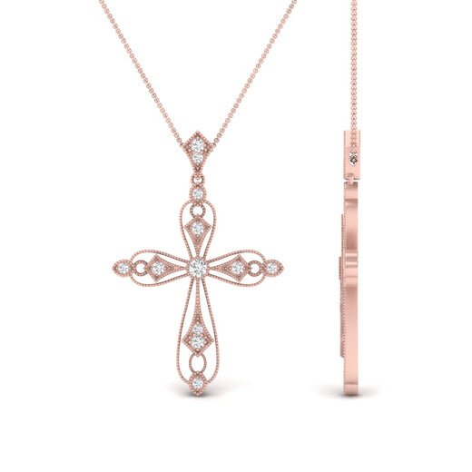 antique-delicate-cross-necklace-in-rose-gold-FDPD10877ANGLE2-NL-RG
