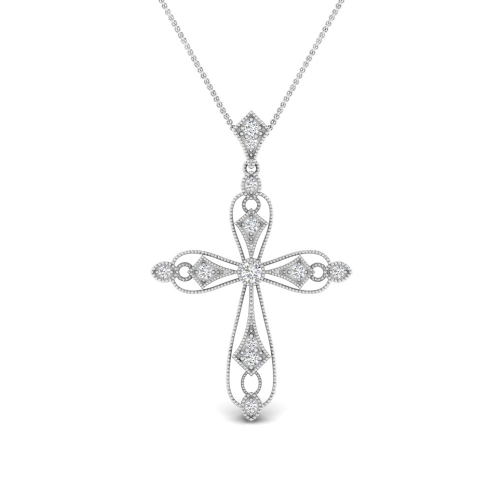 antique-delicate-cross-necklace-in-white-gold-FDPD10877ANGLE1-NL-WG
